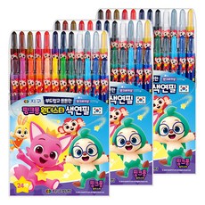 Color Pencil 碰碰狐Wonder Star彩色蠟筆, 3組, 24色