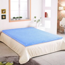 베드넷퍼니쳐 라텍스 매트리스 70T + 속커버 + 극세사 커버, 블루(극세사 커버), 7cm