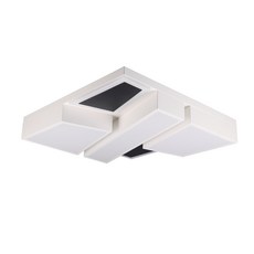 LED現代風方形吸頂燈 70W, 黑色的