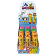 綠色 PNS Pororo 動作玩具郵票套組 12, 紅色+藍色+紫色+粉紅色+綠色, 1套