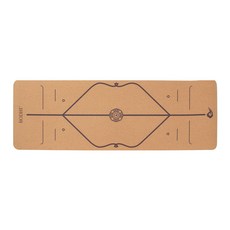 코르크 요가매트 6mm, 블루, 1개