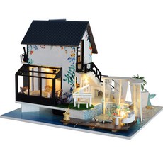 Aiemmini DIY 微型房子釣魚生活 + 工具 + 收納盒, 混色