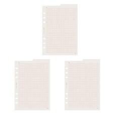 플레픽 A5 6공 양면 인덱스 패드 다이어리 리필 속지 원고지 3p, 1개입, 3개