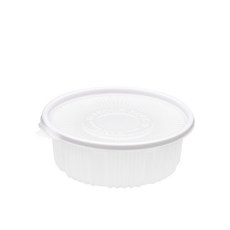 쿡앤락 220 탕용기 소 백색 몸통 + 뚜껑, 100세트