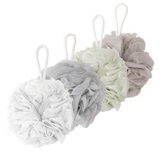 Saenghwalgongsik 4色溫和起泡沐浴球組, 白色+藍色+綠色+米色, 1組