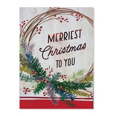 Hallmark 聖誕卡片 4入組 XPX1066, 混色, 1套