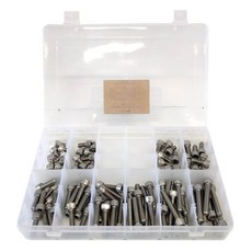 不鏽鋼六角螺絲 M8 W105 10款入, 1套