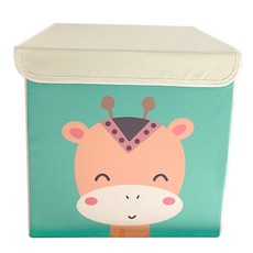 뚜뚜아트 뚜껑일체형 장난감 정리함, 18 기린닉, 1개