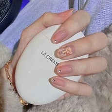 市集感性印花手指美甲甲片組, 2個, no 12