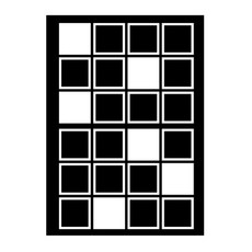 환타스틱스 반짝이 글라스 큰사각타일 스티커 HP-8101, 혼합색상