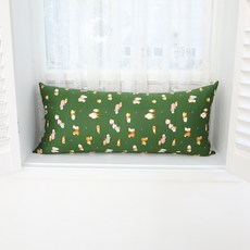 Iconi House 水豚靠墊 含棉芯, 綠色