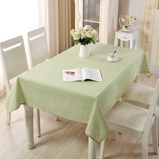 Market Plan 北歐風格紋桌巾, 綠色, 2人(90 x 90cm), 1個