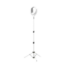 ILWOO 접이식 삼각대 LED 링 라이트 화이트, IW-W2, 1개
