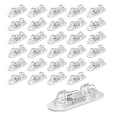 BROPICK 黏貼式理線夾掛勾 小型, 單一顏色, 30個