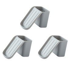 마켓A 욕실 부착형 다기능 보관홀더, 그레이, 3개