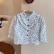 Arbe 兒童莓果蕾絲上衣