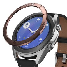 Ringke Galaxy Watch3保護框 41mm, GW3-41-02 Glow Diver 髮際線金色, 1個
