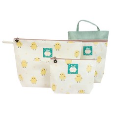 Coney Island 防水收納袋3件組, 小雞款