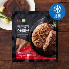 선진팜 육즙가득 함박스테이크 (냉동), 170g, 1개