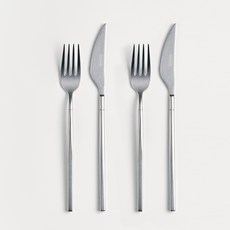 SERATOGA Cielo 石洗餐具牛排刀叉2人組, 1套, 單一顏色, 餐叉 2p + 牛排刀 2p