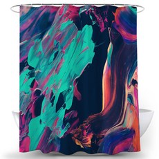 混合油漆 浴簾 TYPE13 100 x 180 cm, 1個