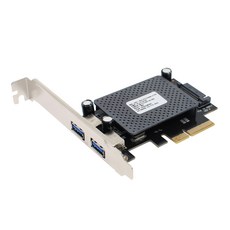 넥시 PCI E to USB3.1 2포트 확장카드, NX659, 1개