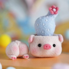 多用途羊毛娃娃製作組, 小豬, 1個