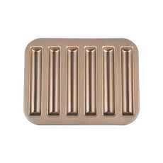 金色法棍烤盤 6格, 1個