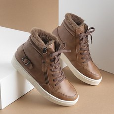 JACK&JILL 女款刷絨拉鏈高筒運動鞋 JD1795