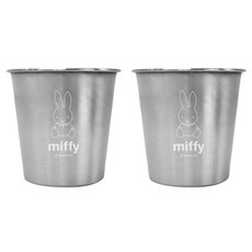 kitchen U 兒童304不鏽鋼杯 200毫升, 2個, 200ml, 單色