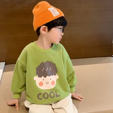 JOYMULTI 童款彩色插圖大學T