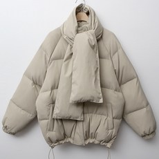 봉봉스토리 팡팡 머플러 임산부 패딩 점퍼