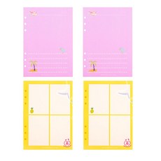 스폰지밥 A5 6공 리필속지 일기장 2p + 4컷 노트 2p 세트, 16매