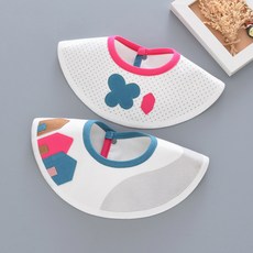 HARAROI 幼兒款圍巾式圍兜 2件組 圖形