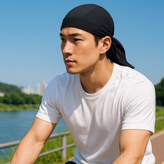 Wefly Air Cool 多功能頭巾, 2個, 黑色, 黑色