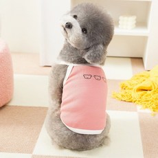 코코스튜디오 강아지 곰세마리 끈나시, 핑크, 1개