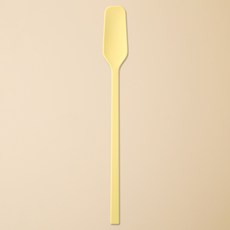 이지실리 스퀘어 실리콘 다용도 티 버터 잼스푼, 옐로우, 1개 옐로우, 1개