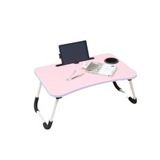 해피제이 접이식 침대 미니 테이블, 핑크