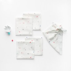 moms nature 孩童竹纖維手帕 XL 5條入