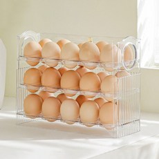 바른리빙 자동오픈 계란 보관함, 화이트, 1개 화이트, 1개