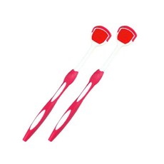 Blue Bucket舌苔刷 舌頭清潔器 紅色, 2個, 23克