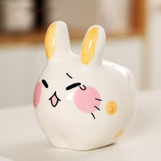 Blue Living 兔子造型花盆 2, 混合顏色, 1個