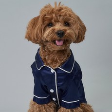 DOG-i 狗狗絲綢睡衣, 海軍藍