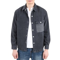 남성용 세일러 워싱 청 남방 셔츠 YXCC142