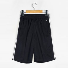 校服Mall兒童款白色雙線條校服鬆緊褲