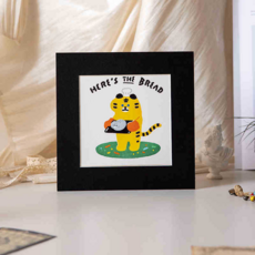 Silver Zero 泡棉板相框, 黑色, 10個