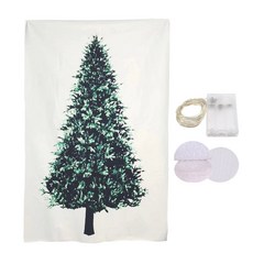 MONACO OLIVE 現代布藝聖誕樹全套, 混色, 1個