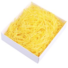直條填充紙絲 500g, 黃色, 1個