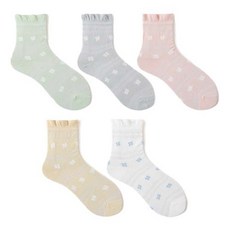 孕婦產後護理花朵印花襪組 D30, 1組