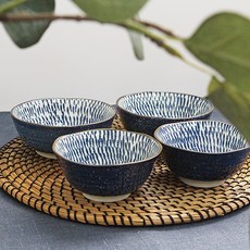 星夜飯碗湯碗組, 混合色, 飯碗 2p + 湯碗 2p